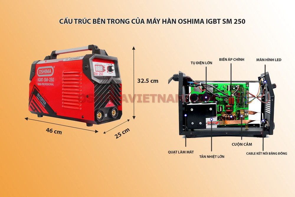 Máy hàn Oshima IGBT SM 250