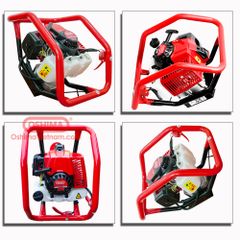 Máy khoan đất khoan lỗ trồng cây Oshima 2PS tặng kèm mũi khoan đất 100mm