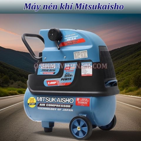 Máy nén khí Mitsukaisho 30-2.0 2.0HP Xanh đậm Điện 1 pha