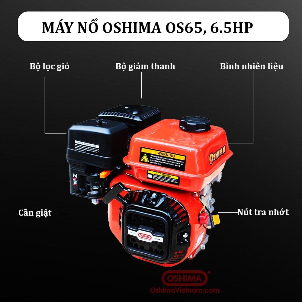 Máy nổ Oshima OS 65 6.5 HP