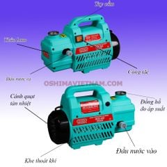 Máy rửa xe gia đình Oshima MXR 300 2850W