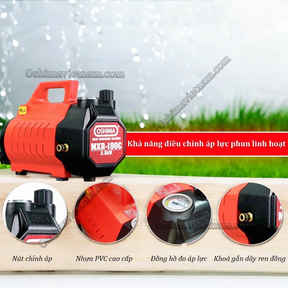 Máy rửa xe gia đình Oshima MXR 190 C