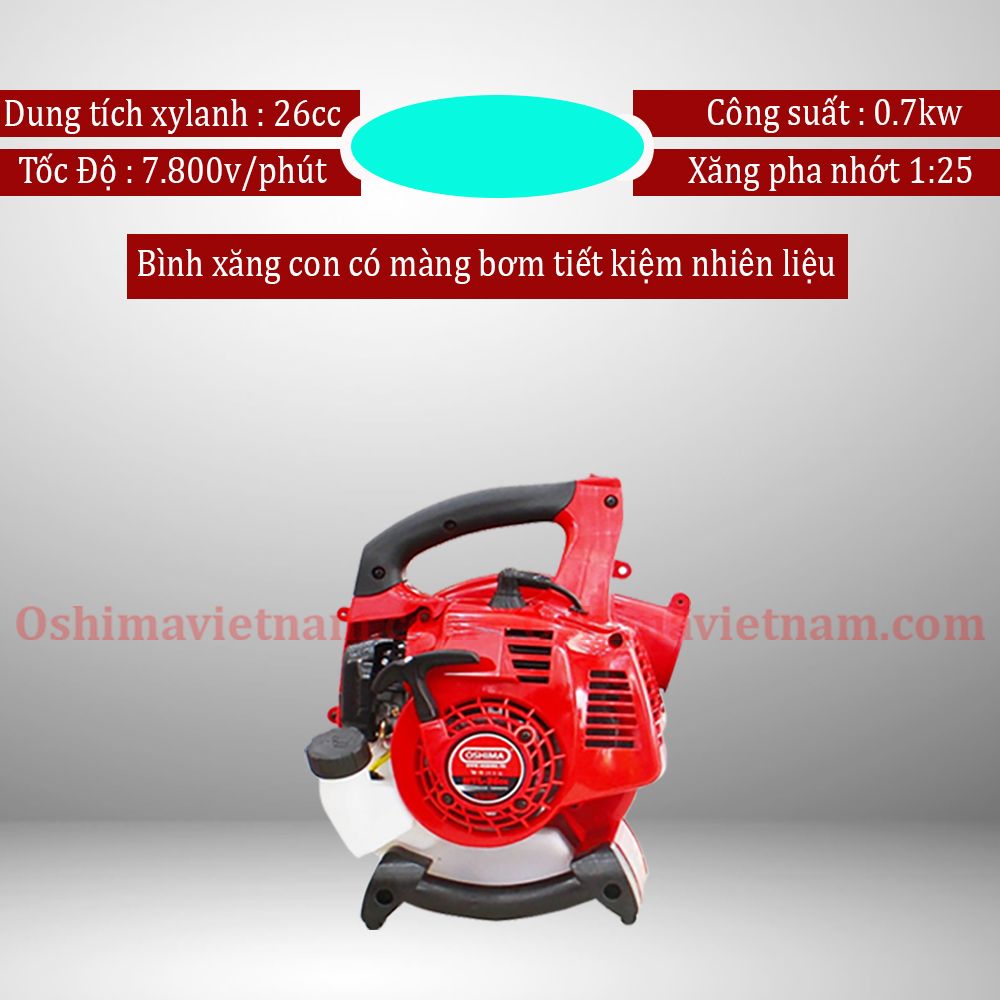 Máy thổi lá Oshima 26cc -Q