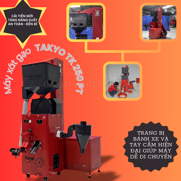 Máy xay xát gạo Takyo TK 250 PT