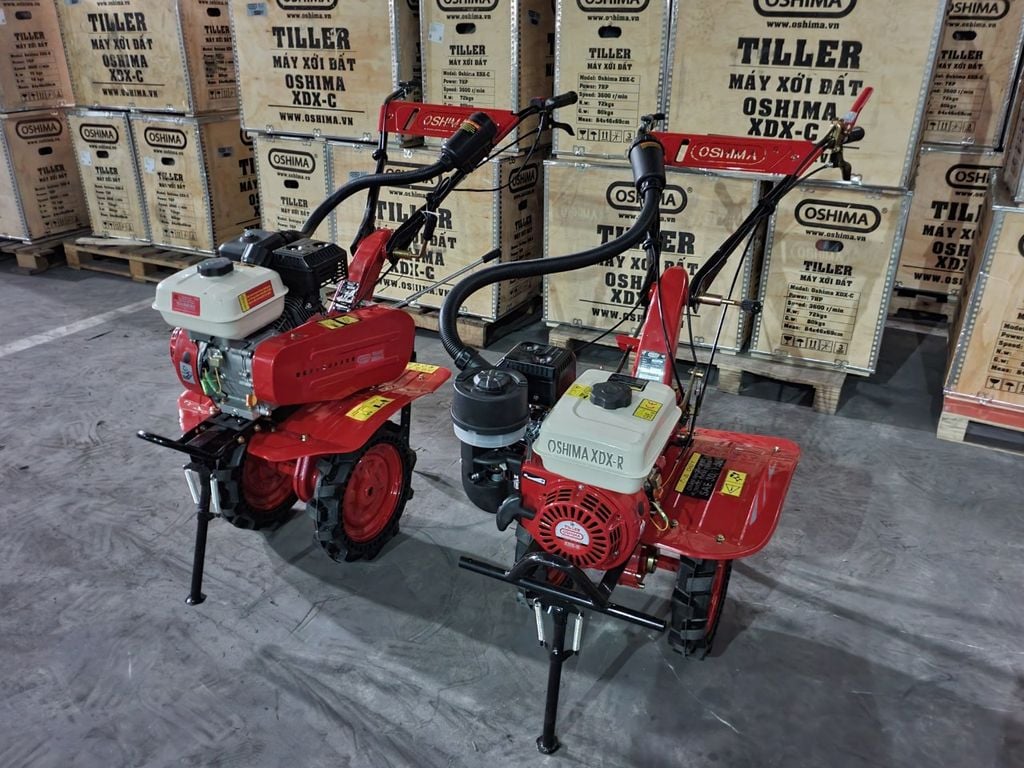 Máy xới đất Oshima XDX-C 7.0HP Đỏ 4 thì