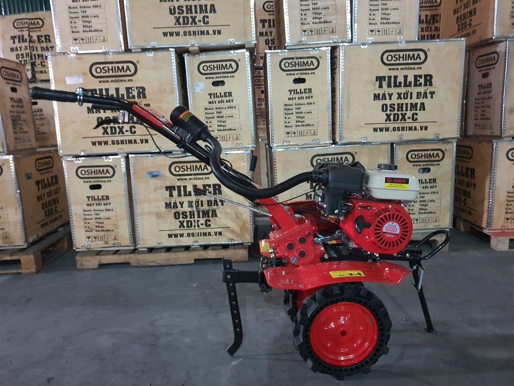 Máy xới đất Oshima XDX-R 7.0HP Đỏ 4 thì