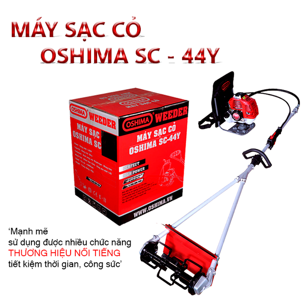 MÁY SẠC CỎ CHỮ Y OSHIMA SC - 44Y