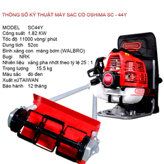 MÁY SẠC CỎ CHỮ Y OSHIMA SC - 44Y