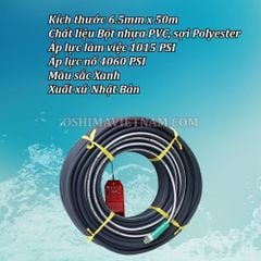 Dây hơi Hankook No.2 6.5mm x 50m Xanh đậm