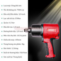 Máy mở bulong Oshima MMBL-3/4 inch