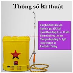 Bình xịt điện Oshima OS 20 L 8