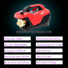 Máy xịt rửa Oshima MXR JZ900C3 2500W