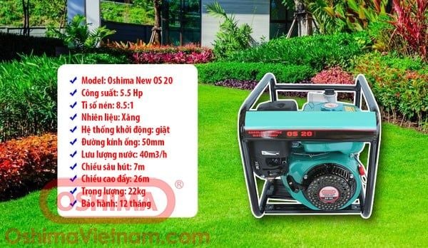 MÁY BƠM NƯỚC OSHIMA OS 20 5.5 HP