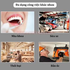 Máy nén khí không dầu Oshima 12 1.5HP Đỏ Điện 1 pha
