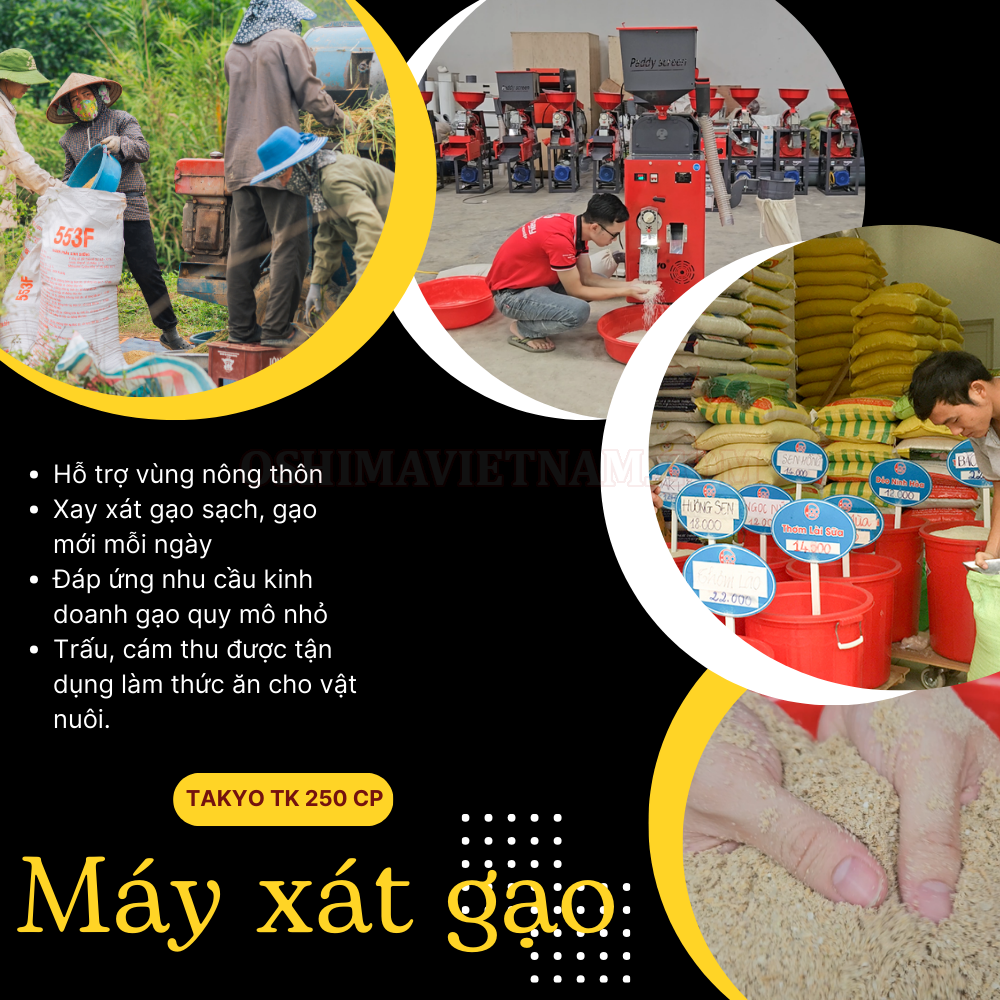 Máy xay xát gạo Takyo TK 250 CP