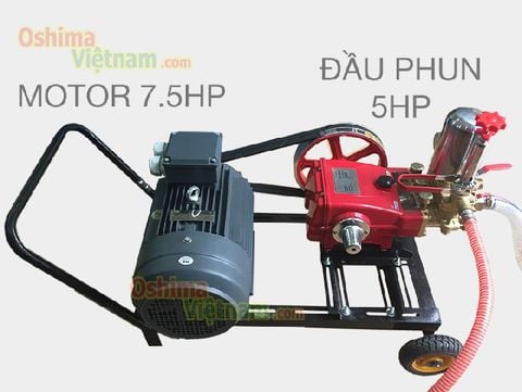 Máy rửa xe dây đai áp lực cao 5HP