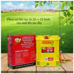 Bình xịt điện Oshima OS 20 vàng