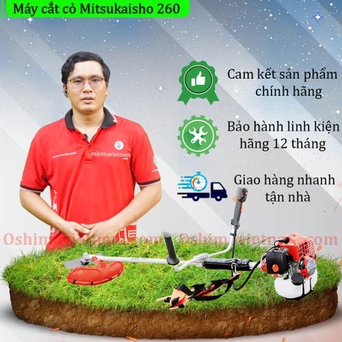 Máy cắt cỏ, phát cỏ Mitsukaisho 260