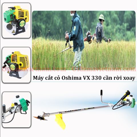 Máy cắt cỏ Oshima VX 330 cần rời xoay