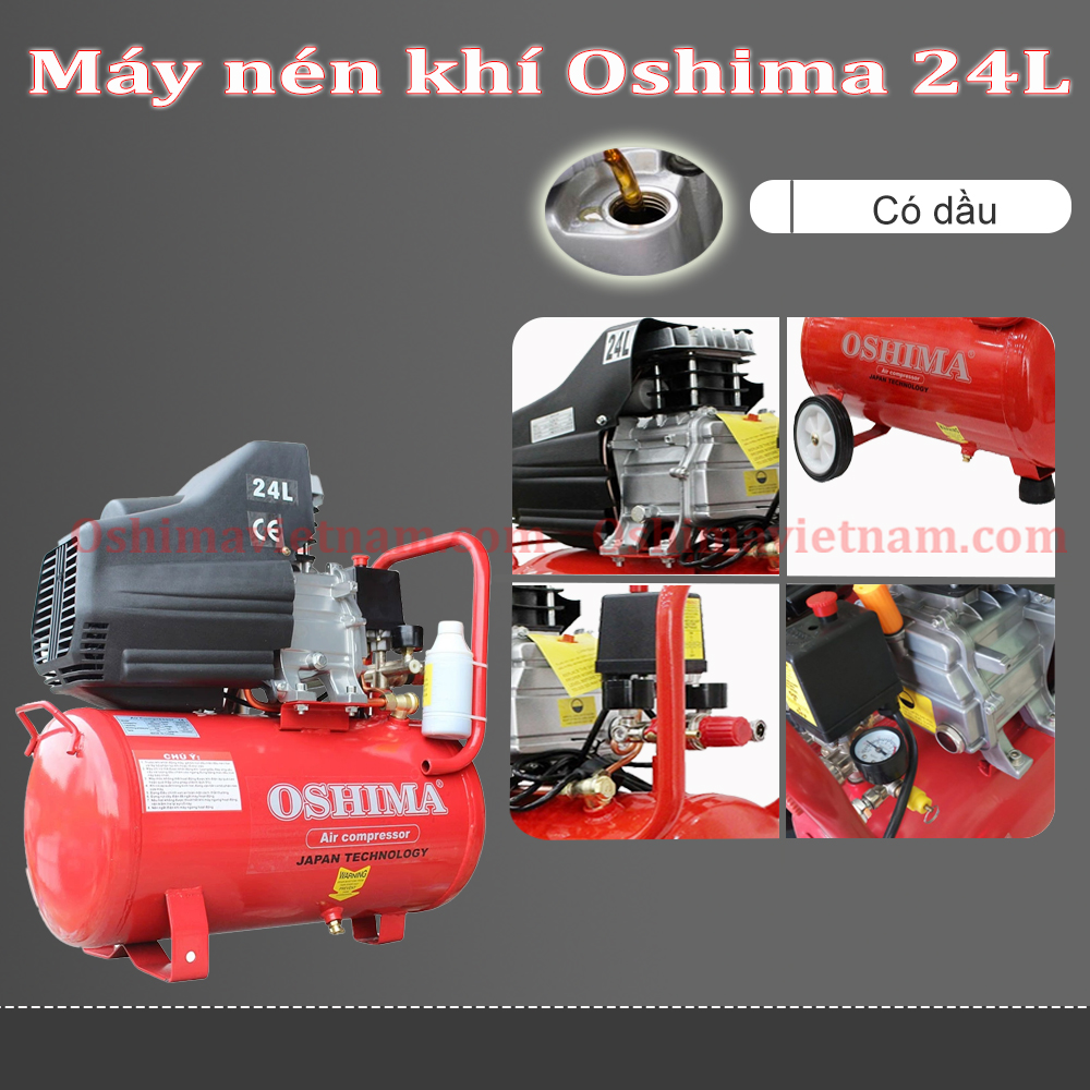 MÁY NÉN KHÍ TRỰC TIẾP OSHIMA 24L