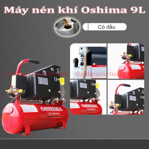 Máy nén khí Oshima 9L có dầu