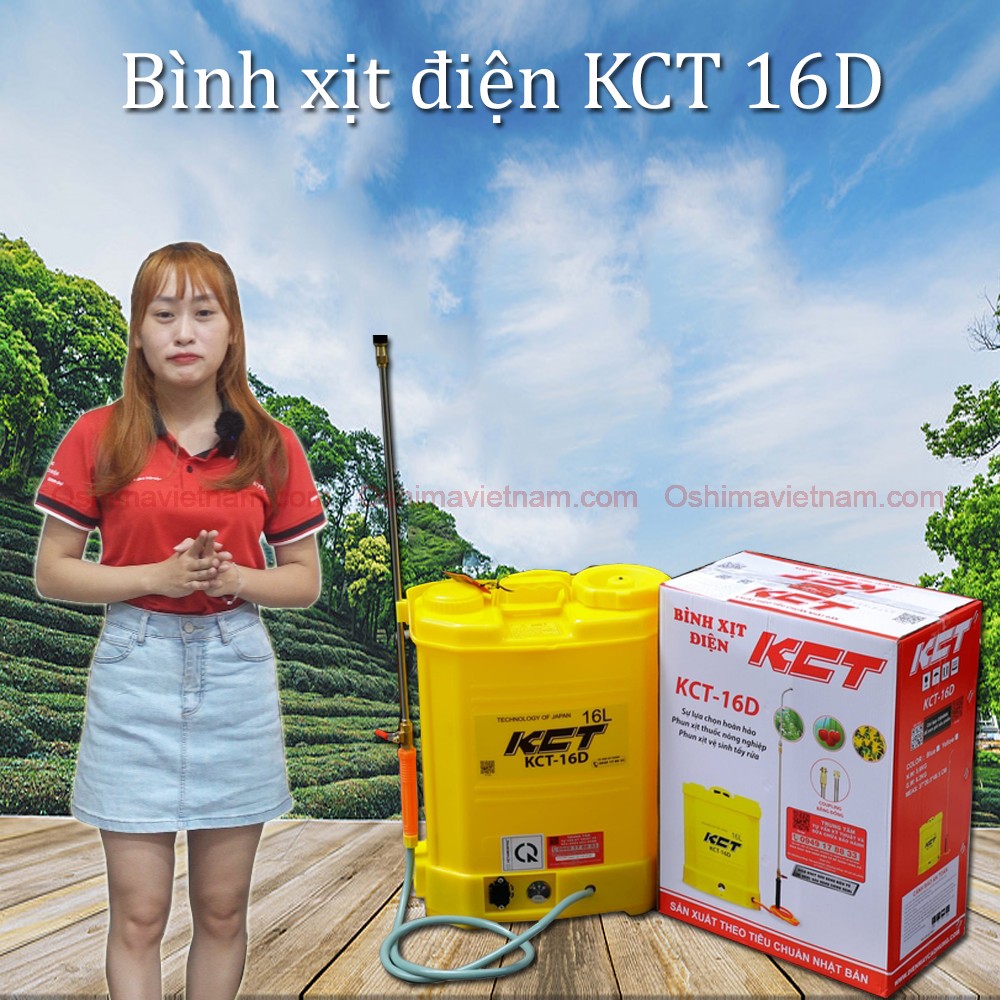 Bình xịt điện KCT 16D