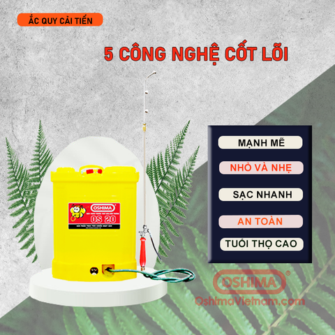 Bình xịt điện OSHIMA OS 20 - L