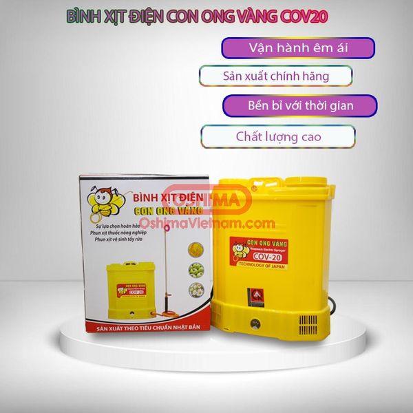 Bình xịt điện con ong vàng COV 20