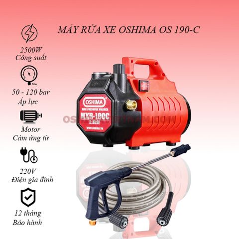 Máy rửa xe gia đình Oshima MXR 190 C