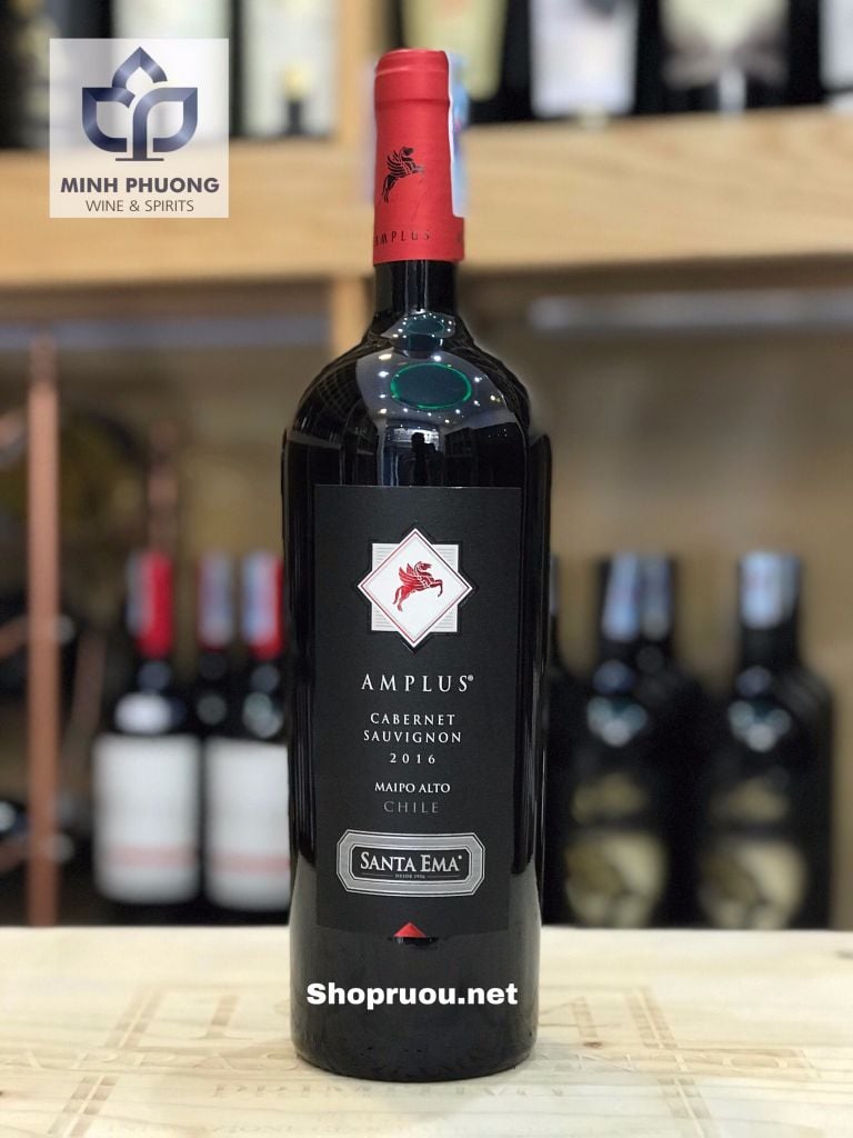 Rượu vang Chile Cao Cấp Santa Ema Amplus Cabernet Sauvignon