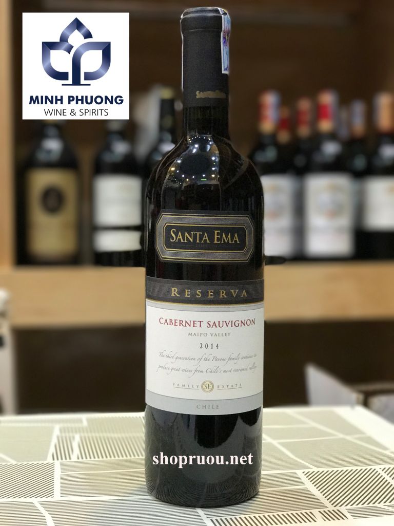 Rượu vang Cao Cấp Chile Santa Ema Reserve Cabernet Sauvignon