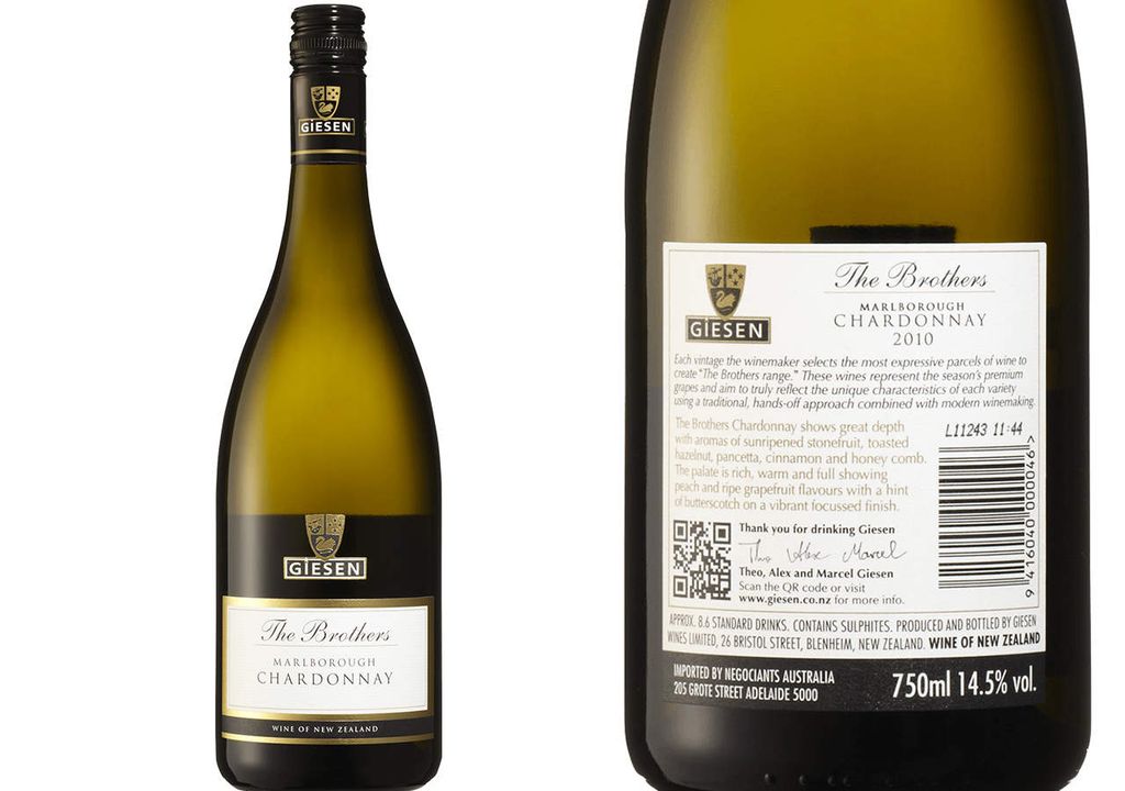 Rượu Vang Giesen The Brothers Chardonnay