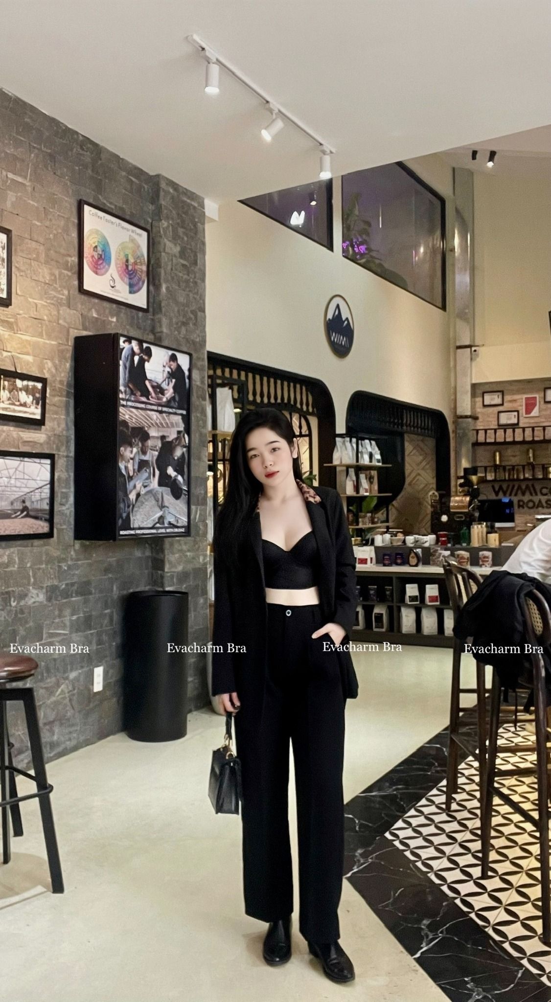 Áo Bralette kiểu corset hở lưng, mút đệm dày, vải thun trơn có gọng