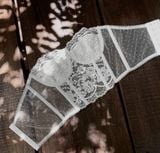  Áo Bralette kiểu corset vải ren sexy có gọng 