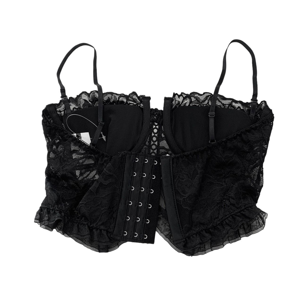 Set Bralette kiểu corset vải ren sexy có gọng