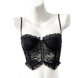  Áo Bralette kiểu corset vải ren sexy có gọng 