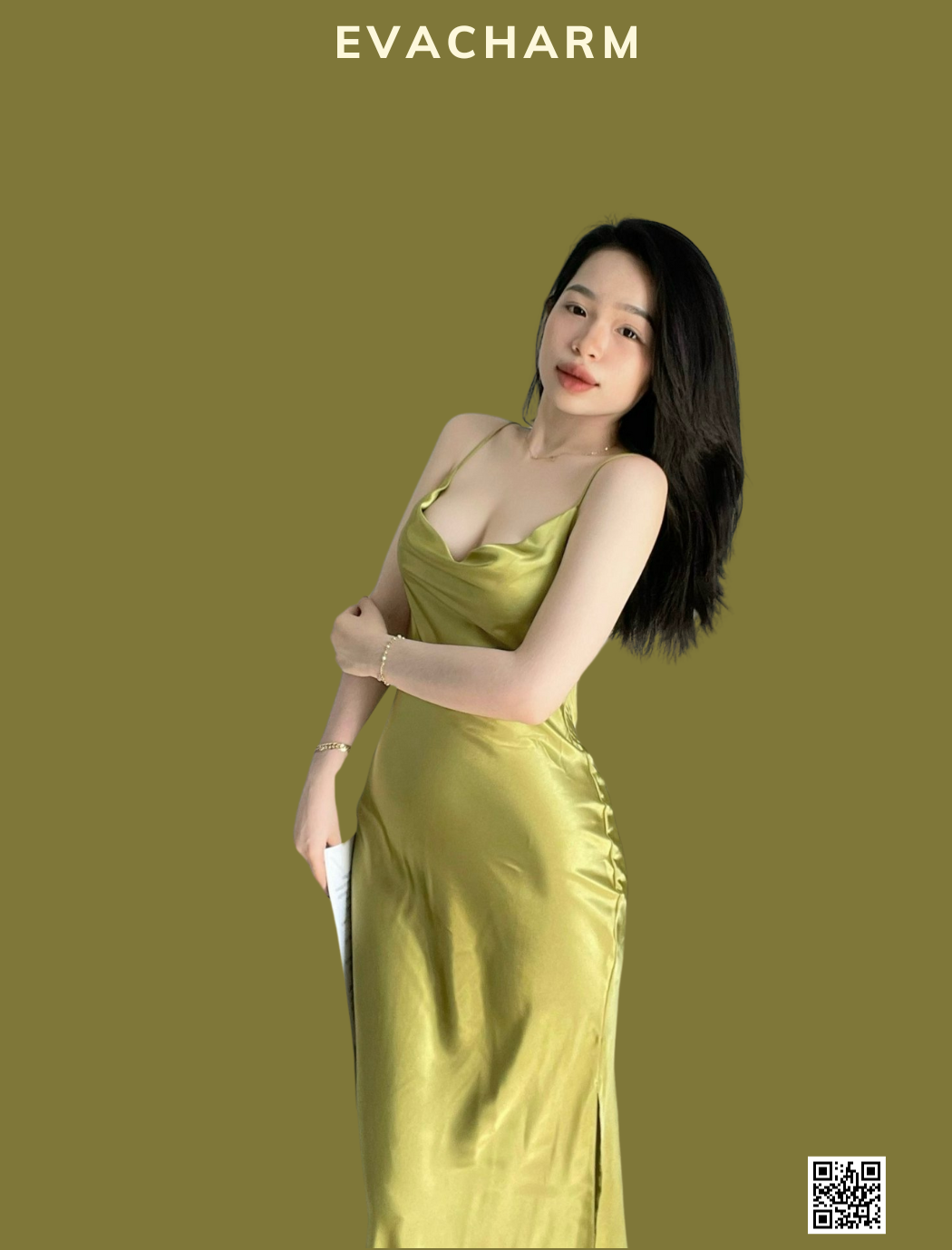 Mua Váy 2 dây dáng dài chun lưng phong cách Hàn Quốc xixeoshop - v300 - Yeep