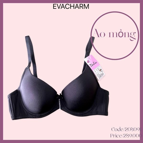 Áo ngực Darlin mút mỏng cúp xéo vải thun trơn