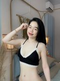  Áo Bra vải thun gân Evacharm không gọng viền ren 