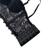  Áo Bralette kiểu corset cúp ngang vải ren sexy có gọng 