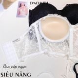  Áo Bralette kiểu corset cúp ngang vải ren sexy có gọng 