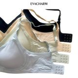  Áo Bra vải su mỏng không gọng bản to 10cm có cỡ bigsize 