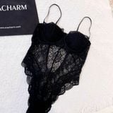  Bodysuit ren có gọng mút đệm mỏng vừa 