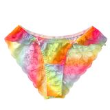  Quần lót ren Evacharm kiểu dáng bikini không viền mông 