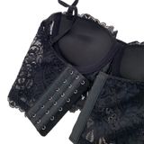  Áo Bralette kiểu corset cúp ngang vải ren sexy có gọng 