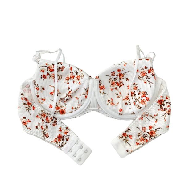  Áo Bra vải thun Evacharm có gọng họa tiết dễ thương 