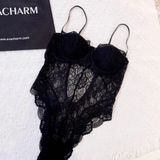  Bodysuit ren có gọng mút đệm mỏng vừa 