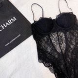  Bodysuit ren có gọng mút đệm mỏng vừa 