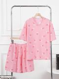  Bộ thun mặc nhà ngắn tay Form Unisex 