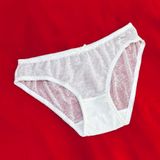  Quần lót ren IFT mềm mịn lưng cao vừa 